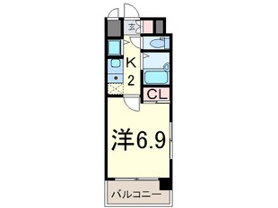 ヴィア・シテラ赤坂(504)の物件間取画像